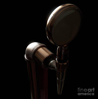Beer Royalty-Free and Rights-Managed Images - Steampunk Copper Beer Tap by Allan Swart