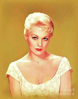 Royalty-Free and Rights-Managed Images - Kim Novak, Vintage Movie Star by John Springfield