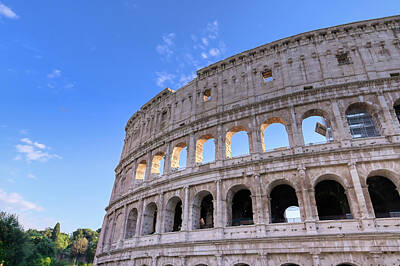 Albert Bierstadt Rights Managed Images - The Colosseum located in Rome, Italy. Royalty-Free Image by James Byard