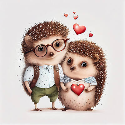 Royalty-Free and Rights-Managed Images - Tiggy Winkle Valentine by Stephen Smith Galleries
