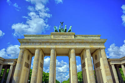 Studio Grafika Typography Rights Managed Images - Brandenburg Gate in Berlin, Germany Royalty-Free Image by James Byard