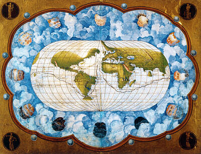 Fairy Tales Rights Managed Images - 1697521 World Map 1545 Royalty-Free Image by Glasshouse UIG