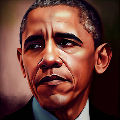 Politicians Mixed Media - Barack Obama by Stephen Smith Galleries