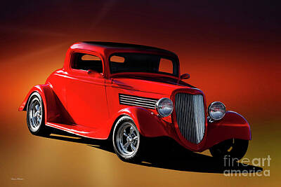 Landscapes Kadek Susanto Royalty Free Images - 1930 Ford Three-Window Coupe Royalty-Free Image by Dave Koontz