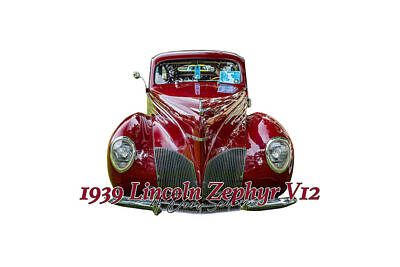 Presidential Portraits - 1939 Lincoln Zephyr V12 4 Door Sedan by Gestalt Imagery