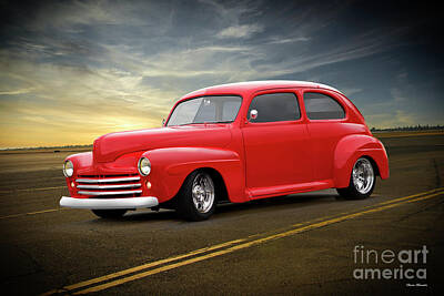 Vine Ripened Tomatoes Royalty Free Images - 1947 Ford Deluxe Tudor Sedan Royalty-Free Image by Dave Koontz