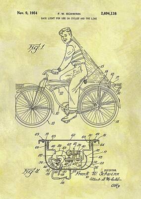 Sean - 1954 Bicycle Taillight Patent by Dan Sproul