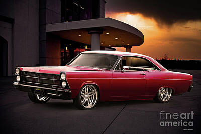 Keith Richards Royalty Free Images - 1965 Ford Custom Fairlane Royalty-Free Image by Dave Koontz