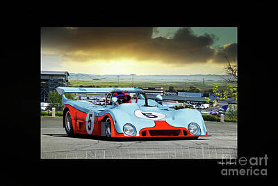 Sports Royalty-Free and Rights-Managed Images - 1971 Chevron B19 CanAm Racer by Dave Koontz
