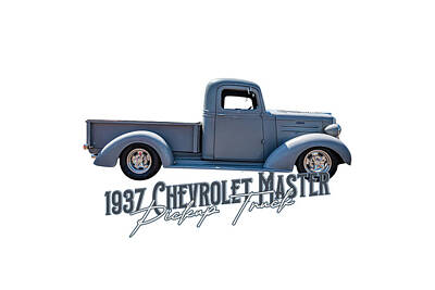 Nautical Animals - 1937 Chevrolet Master Pickup Truck by Gestalt Imagery