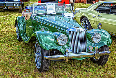 Transportation Royalty-Free and Rights-Managed Images - 1955 MGTF 1500 2 Door Convertible Roadster by Gestalt Imagery