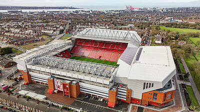 Football Royalty Free Images - Anfield Royalty-Free Image by Paul Madden