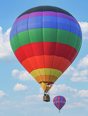Paul Mccartney - Balloon Pair In Flight by Mark Chandler