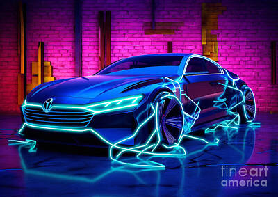 Science Fiction Royalty Free Images - Chevrolet Volt Plug-In Hybrid  Royalty-Free Image by Destiney Sullivan