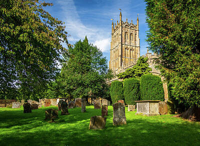Gaugin Royalty Free Images - Church and graveyard in Chipping Campden Royalty-Free Image by Steven Heap
