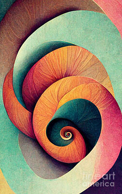 Royalty-Free and Rights-Managed Images - Color spirals by Sabantha