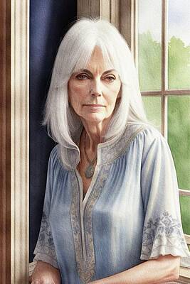 Musicians Royalty Free Images - Emmylou Harris, Music Legend Royalty-Free Image by Esoterica Art Agency