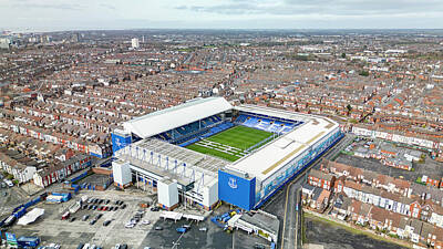 Football Royalty Free Images - Goodison Royalty-Free Image by Paul Madden