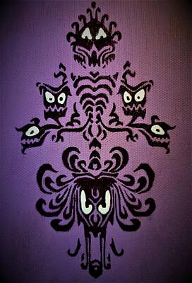 Halloween Elwell Royalty Free Images - Haunted Mansion purple Royalty-Free Image by Shawn OLeary