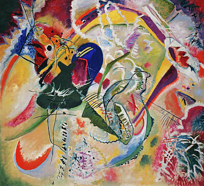 Plan Royalty-Free and Rights-Managed Images - Improvisation 35 by Wassily Kandinsky by Mango Art
