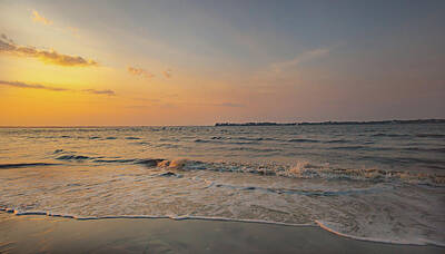 Achieving Royalty Free Images - Jekyll Island Sunset Royalty-Free Image by William Surrency