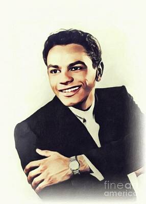 Music Painting Rights Managed Images - Johnny Mathis, Music Legend Royalty-Free Image by Esoterica Art Agency