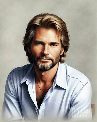 Musicians Royalty Free Images - Kenny Loggins, Music Star Royalty-Free Image by Esoterica Art Agency