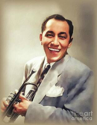 Musician Rights Managed Images - Louis Prima, Music Legend Royalty-Free Image by Esoterica Art Agency