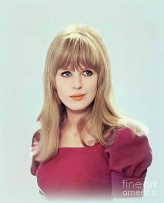 Musicians Painting Rights Managed Images - Marianne Faithfull, Music Legend Royalty-Free Image by Esoterica Art Agency