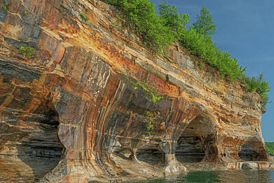 Tool Paintings - Pictured Rocks National Lakeshore by Dean Pennala