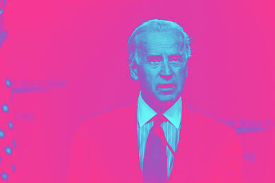 Politicians Digital Art - Portrait of President Joe Biden  by Celestial Images