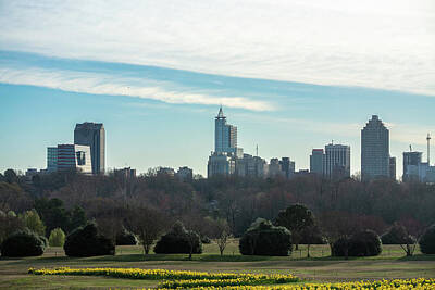 Historical Figures Rights Managed Images - Raleigh Skyline Royalty-Free Image by Rick Nelson