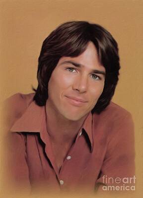 Actors Paintings - Richard Hatch, Actor by Esoterica Art Agency
