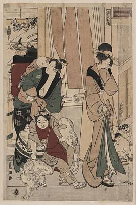Gary Grayson Pop Art - Satsuki 1801 Toyokuni Utagawa Japanese 1769-1825 by Toyokuni Utagawa
