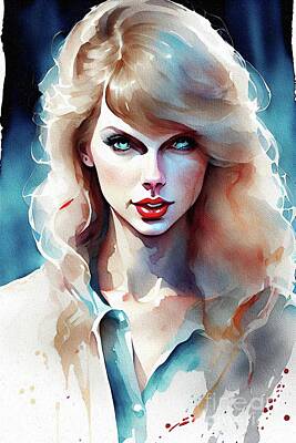 Venice Beach Bungalow Royalty Free Images - Taylor Swift, Singer Royalty-Free Image by Esoterica Art Agency