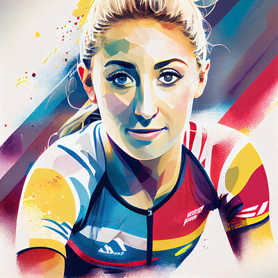 Royalty-Free and Rights-Managed Images - Dame Laura Kenny by Stephen Smith Galleries