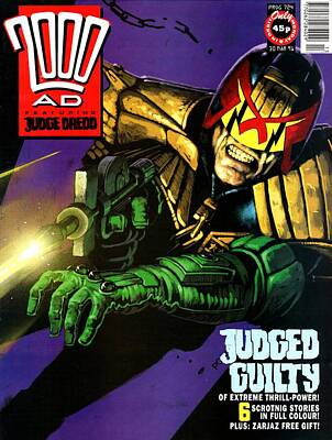 Comics Royalty Free Images - 2000 AD #724 - Michael Fleischer and Myra Hancoc Royalty-Free Image by Samuel HUYNH