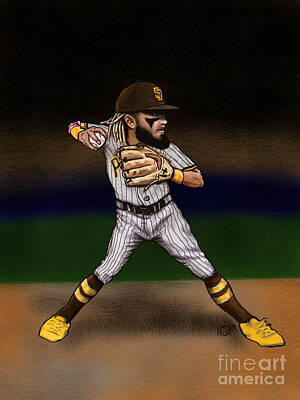 Best Sellers - Baseball Digital Art - 2020 El Nino  by Jeremy Nash