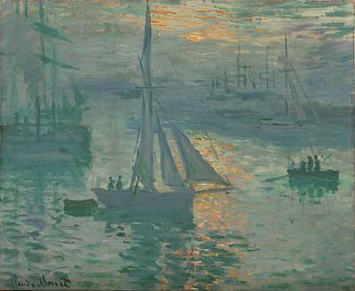 Impressionism Painting Royalty Free Images - Claude Monet  Royalty-Free Image by MotionAge Designs