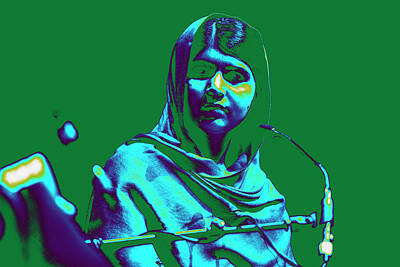 Royalty-Free and Rights-Managed Images - Malala Yousafzai by Celestial Images