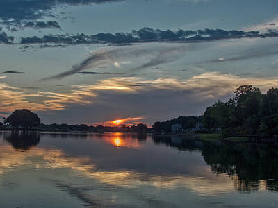 On Trend Breakfast Royalty Free Images - Danvers River Sunset Royalty-Free Image by Scott Hufford
