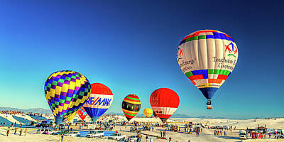 Zen - White Sands Hot Air Balloon Invitational by Gestalt Imagery