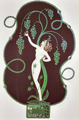 Jazz Mixed Media - Art Nouveau and Art Deco Collection by ArNouveau And Deco