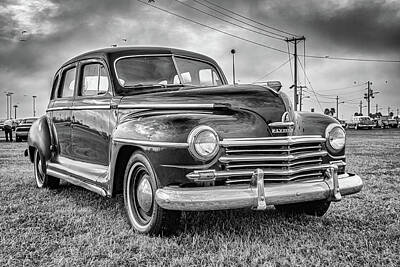 Chris Walter Rock N Roll Royalty Free Images - 1947 Plymouth Special DeLuxe Sedan Royalty-Free Image by Gestalt Imagery