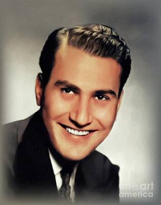 Musicians Painting Rights Managed Images - Artie Shaw, Music Legend Royalty-Free Image by Esoterica Art Agency