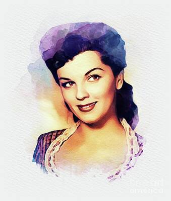 Panoramic Images Rights Managed Images - Barbara Hale, Movie Legend Royalty-Free Image by Esoterica Art Agency