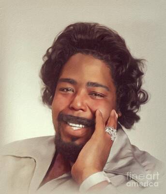Jazz Paintings - Barry White, Music Legend by Esoterica Art Agency