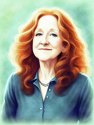 Musician Rights Managed Images - Bonnie Raitt, Music Legend Royalty-Free Image by Sarah Kirk