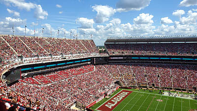 Football Royalty Free Images - Bryant-Denny Stadium Panorama Royalty-Free Image by Kenny Glover