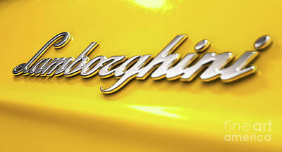 Royalty-Free and Rights-Managed Images - Classic Lamborghini Emblem by Allan Swart